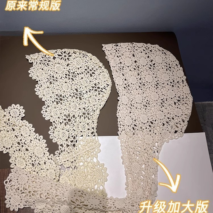 2025新款时尚女四季镂空多用披肩帽海边沙滩旅游拍照打卡照相神器|undefined