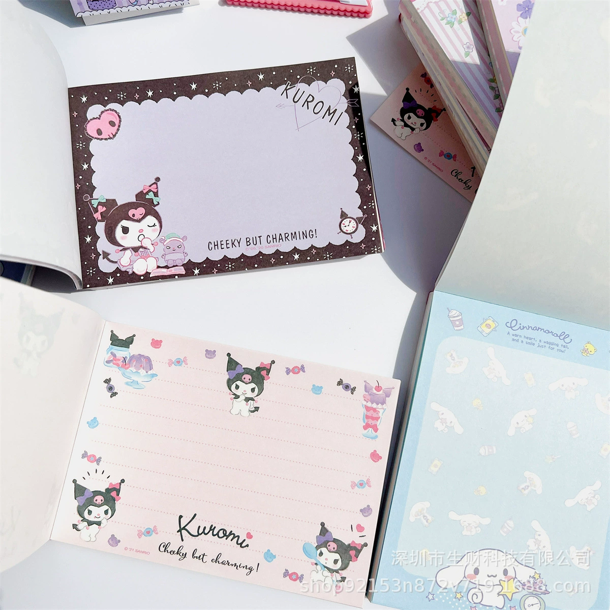 Cartoon notebook, note, sticker, print, style