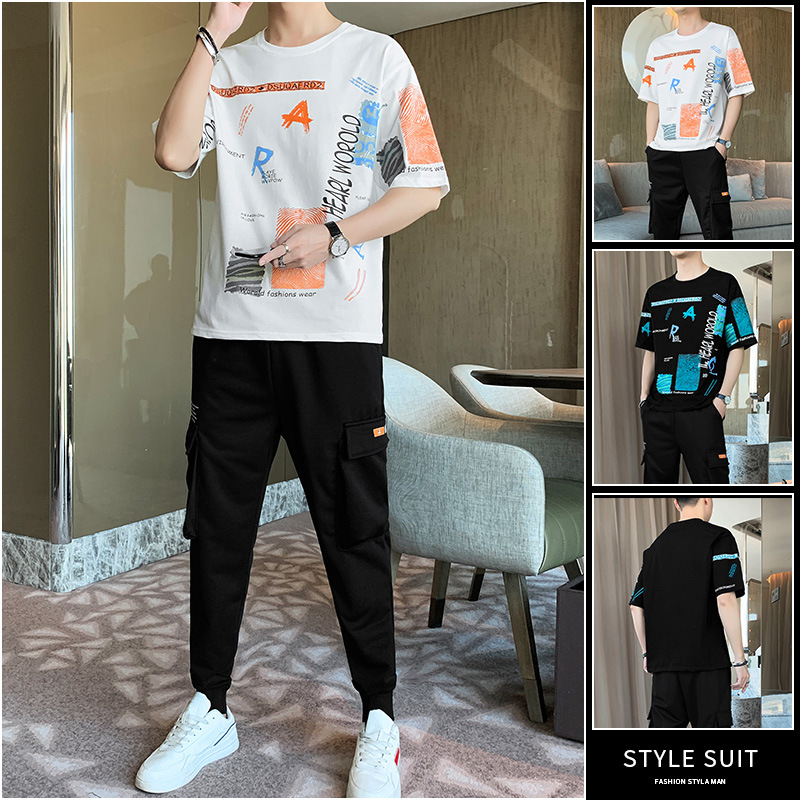 Sports casual suit men 2021 new trend pr...