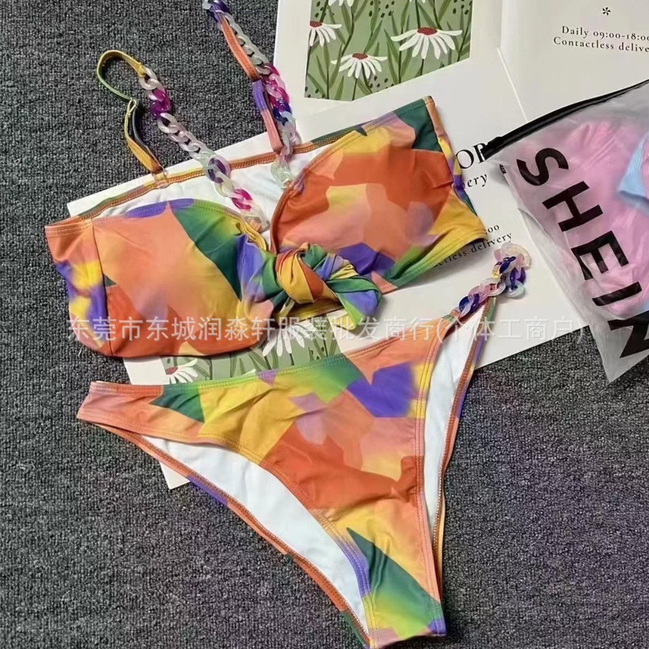 Shein bikini varios trajes de baño divididos transfronterizos para mujer nuevo bikini mixto suministro al por mayor