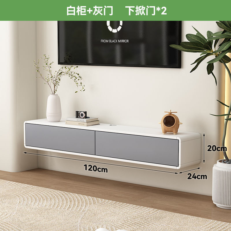 無垢材テレビキャビネットとコーヒーテーブルの組み合わせモダンでシンプルなリビングルーム収納キャビネットロックボード床置きホームベッドルーム家具キャビネット|undefined