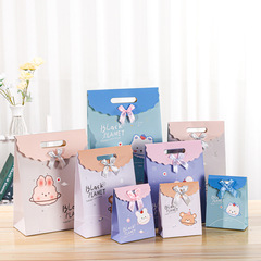 Cute Cartoon Flip Velcro Gift Bag Children's Kindergarten Snacks Candy Gift Packaging Tote Bag