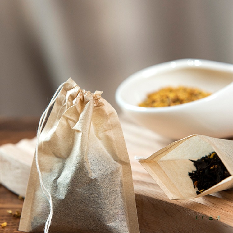 食品级原色无漂白木浆纸抽线过滤袋一次性泡茶袋咖啡药粉过滤空袋