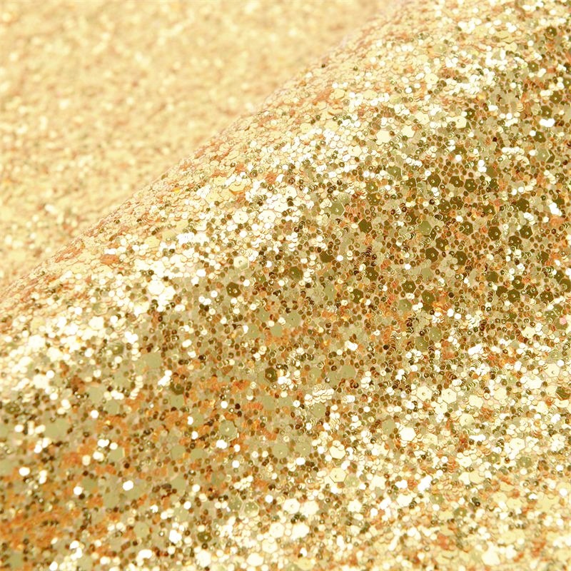 Thick Glitter Sequin Pu Leather Material for Shoes, Bags, Handbags, DIY Bows, and Hair Accessories