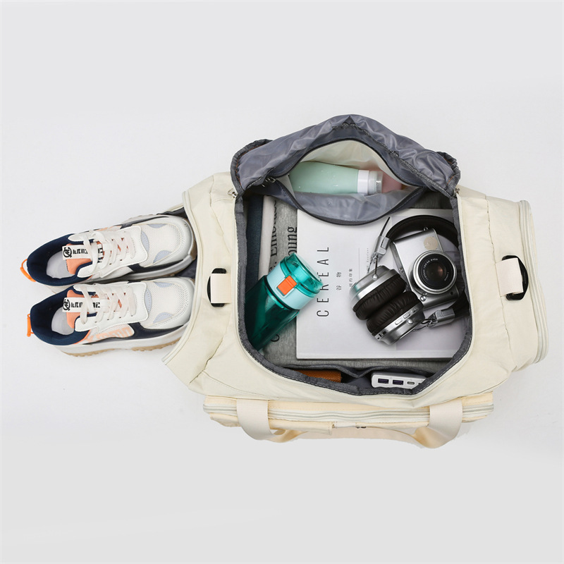 Bolsa de viaje de gran capacidad, mochila desmontable de hombro único, bolsa de almacenamiento de yoga, equipaje de viaje, bolsa de deporte portátil