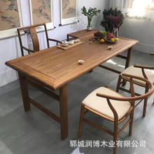 老门板茶桌老榆木门板风化木板吧台桌面餐桌实木旧门板复古桌子