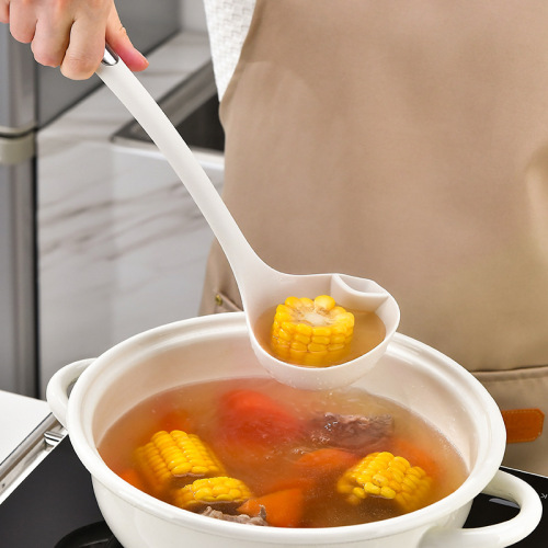 Silicone oil filter spoon, oil drain spoon, household hot pot cooking oil separation spoon, oil soup separation spoon, silicone spatula, kitchen utensils