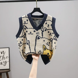 女式马甲;女式针织衫;毛衣