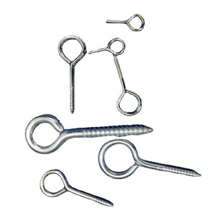 Factory direct supply 304 stainless steel sheep eye nail screw closed hanging ring hook sheep eye nail lanyard combination hook
