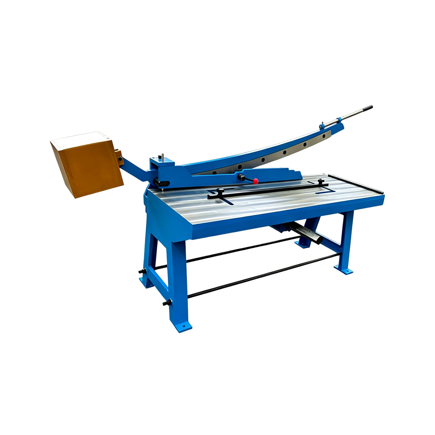 Cizalla Manual de Mesa KHS-1250 con Martillo de Equilibrio para Procesamiento HVAC