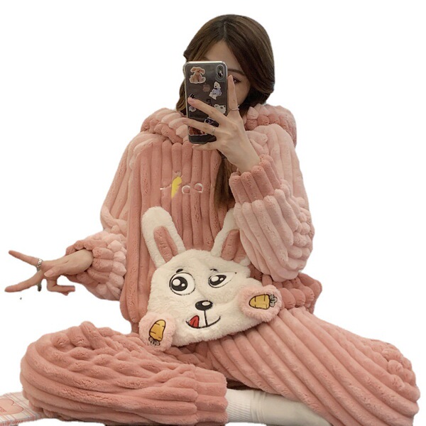 Winter flannel cartoon pijama