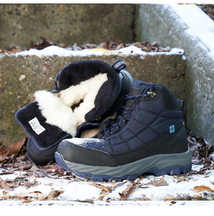 Wool Fur One Wool Boots Men's Coldproof Boots Padded Thickened Outdoor Tall Cotton Boots_voghion.com