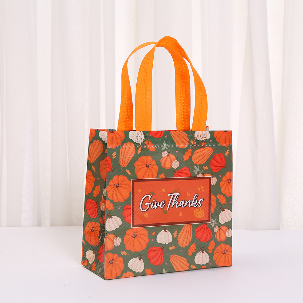 Bolsas de tela no tejida de venta transfronteriza caliente serie de regalos de Acción de Gracias bolsa de regalo de cumpleaños bolsa de embalaje bolsa impermeable bolsa al por mayor image 3