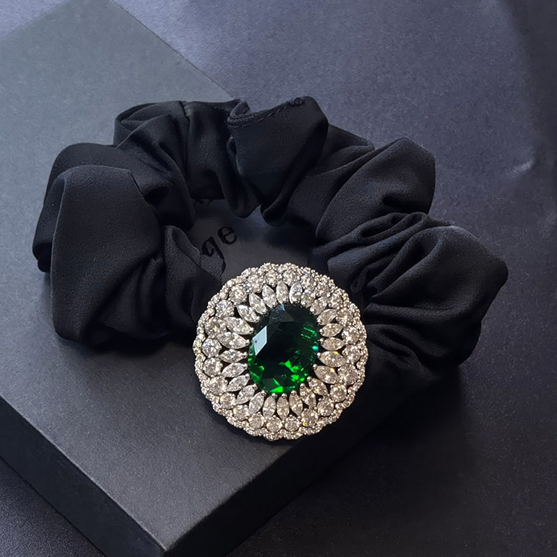Elegante accessorio vintage con strass microintarsiati, vendita all'ingrosso per mamme, elegante cravatta retrò per donna, cravatta per chignon,_voghion.com