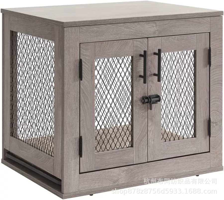 Амазонки новая коробка мебель собака Стиль с подушкой стол деревянная стальная проволока питомник кошка дом домашнее животное оптовая