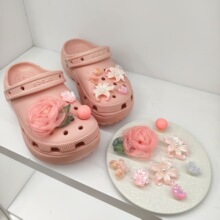 ���ҷ�õ��Ь�� DIY Ь�� �m�� crocs ����Ь ���w�������鲻�׵�