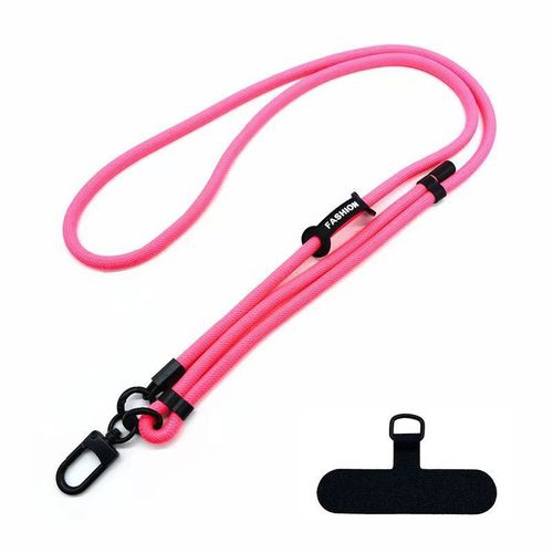 New 7MM adjustable universal mobile phone lanyard crossbody camera strap high-end hanging neck original mountaineering telescopic women