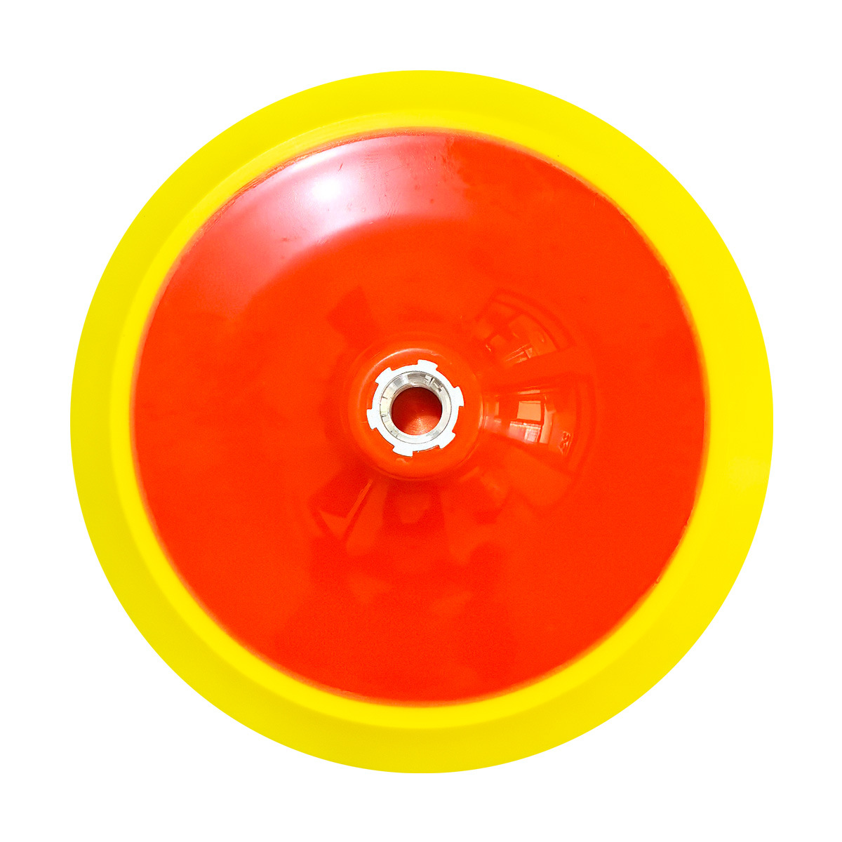 厂家批发7寸180型气动粘盘盘植绒砂纸粘盘抛光盘