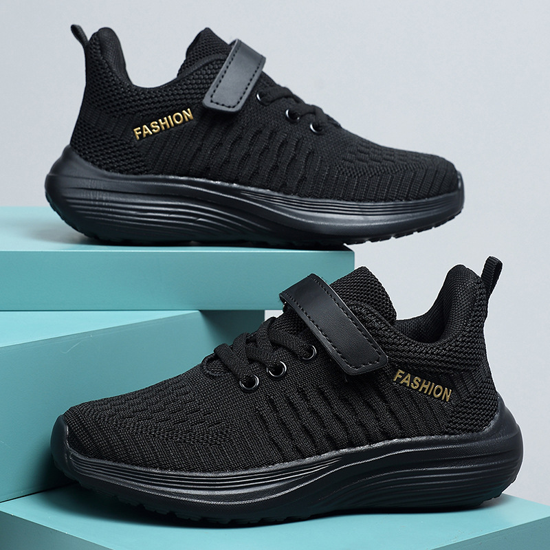 Tenis Deportivos Tejidos para Niños de Malla y EVA Antideslizantes para Aire Libre image 4