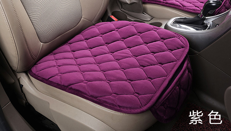 Car cushion plush warm thickened no backrest cushion three-piece set factory outlet