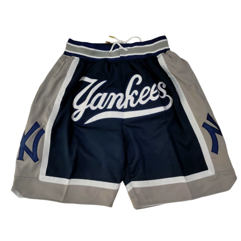 Шорты (JD) в стиле MLB/NFL, с вышитыми логотипами, лёгкие и дышащие, S–XXL