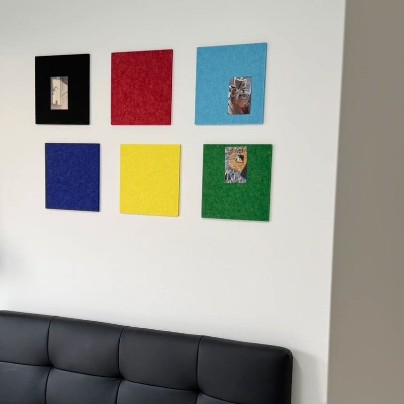 多巴胺彩色毛毡板白墙改造ins风留言板照片背景展示墙贴网红同款|undefined