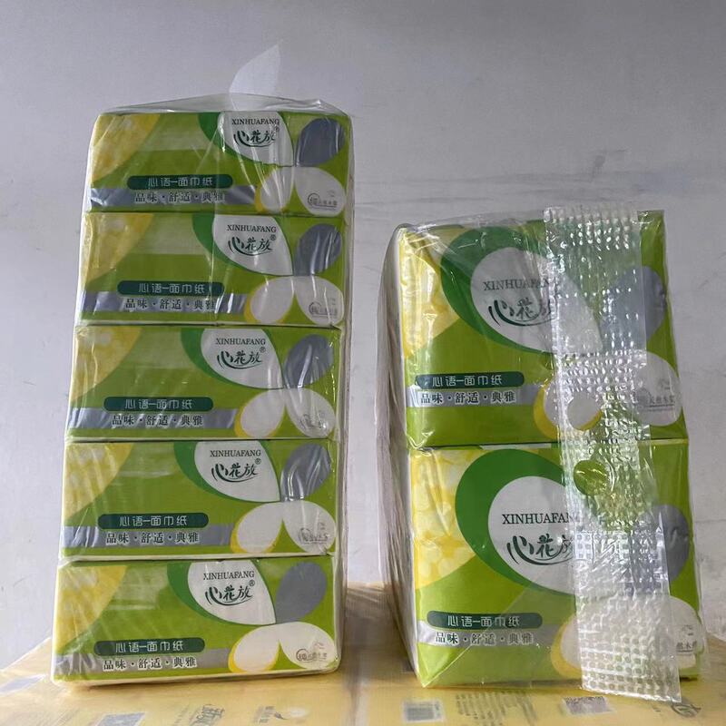 Heart-Shaped Tissue Paper, Square Tissue Paper, Tissue Paper for Restaurants, Breakfast Shops, Household Use, Economical Pack, Toilet Paper Factory