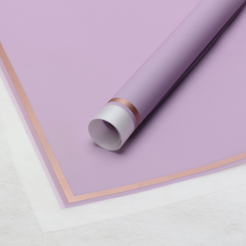 Huaxi transfronterizo Han Bundle de papel volador de película de gel de envoltura de flores impermeable florista suministros de flores papel de envoltura de ramo