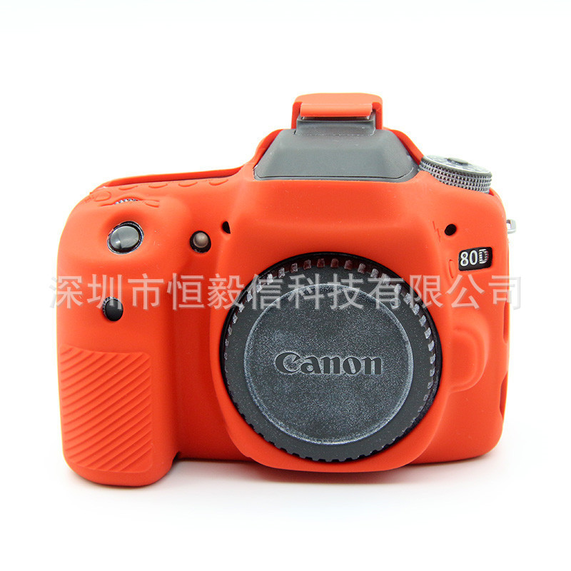 캐논 EOS 80D SLR 카메라 실리콘 케이스 보호 케이스 사진 가방 환경 보호 재료