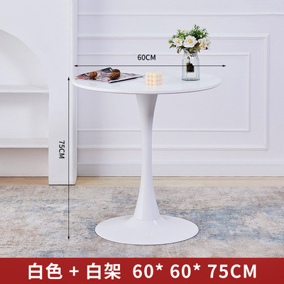 직경 60 라운드 화이트 페인트 마감
