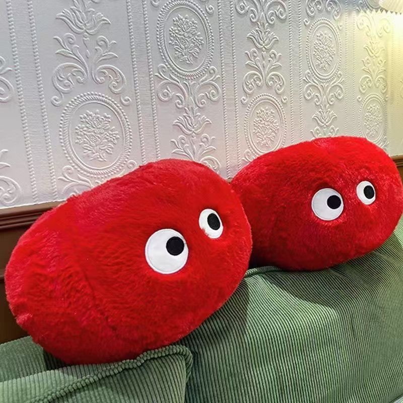 Cute and Adorable Candied Hawthorn Plush Pillow Toy, Super Soft Sofa Cushion, Hand Warmer, Birthday Gift