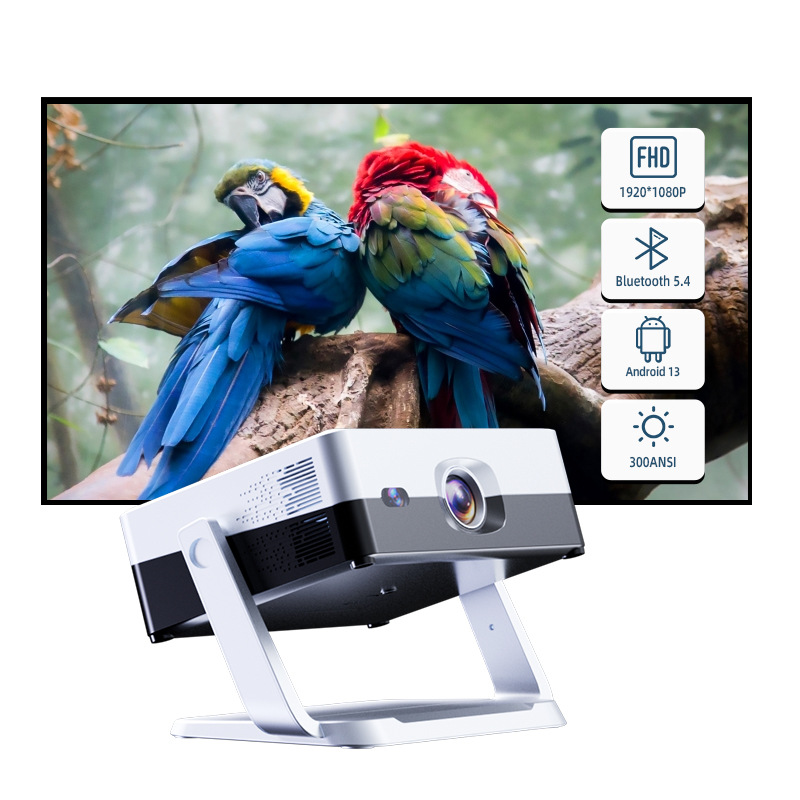 2025 New Ptz Projector Xh500 Home True 1080P Ultra High Definition Smart Android Theater Projector