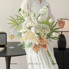 轻奢高端设计师款花束摄影拍照道具假花家居自然风花艺仿真花摆设