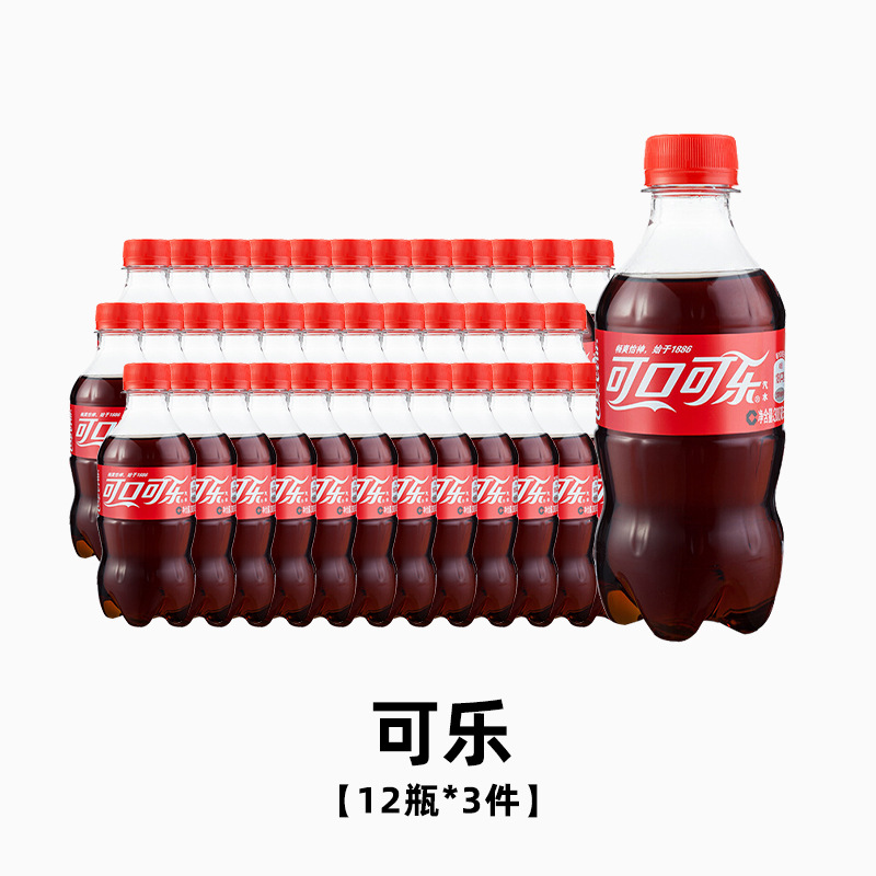�ɿڿ���̼�����Ͽ�����ˮ300ml*12ƿСƿ��װѩ�̷Ҵ�ѩ�̰���