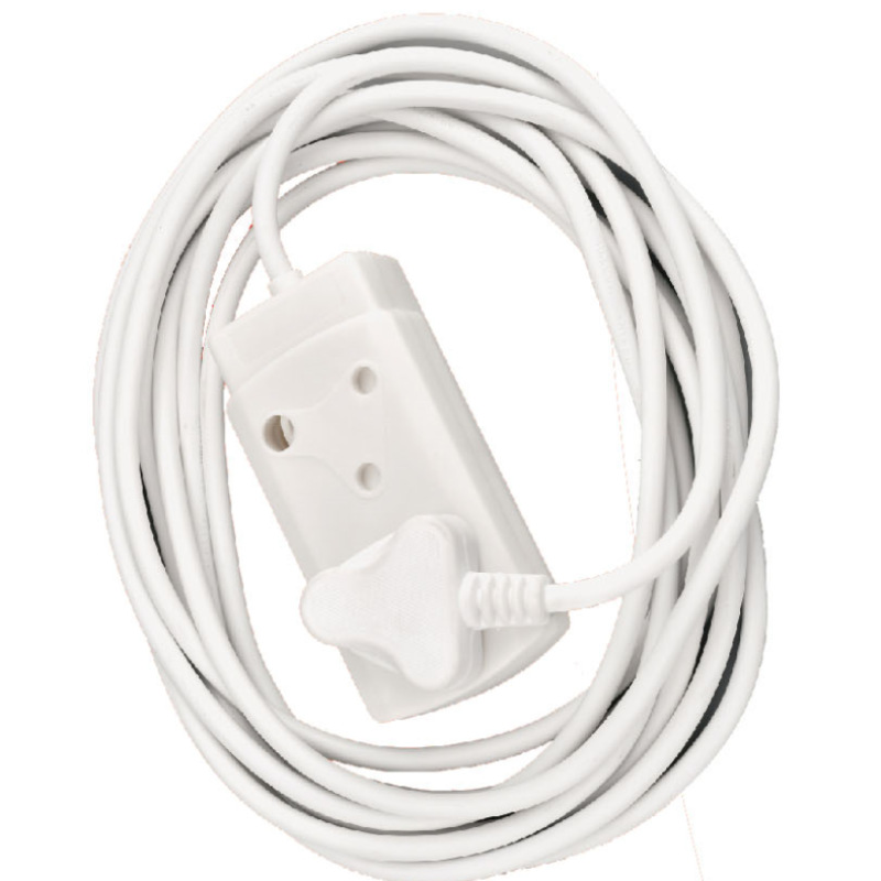 外贸大南非印度白色三圆孔16A带电源线延长线插排插线板接线插座