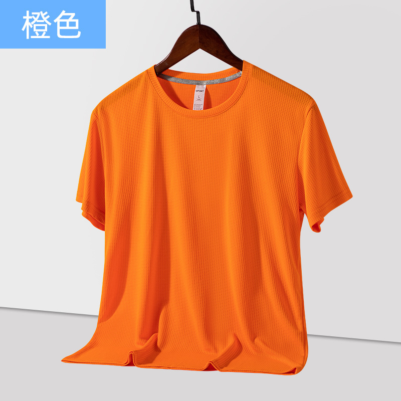 Nueva Camiseta de manga corta de secado rápido para hombres y mujeres de verano suelta transpirable para correr fitness deportes Top stretch camiseta de media manga