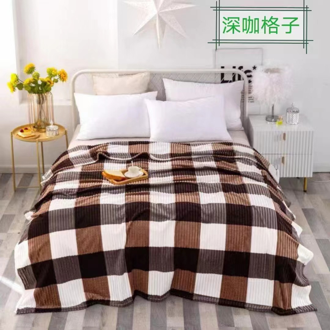 Manta de Franela para Siesta Gruesa de Poliéster Suave para Oficina y Hogar image 12