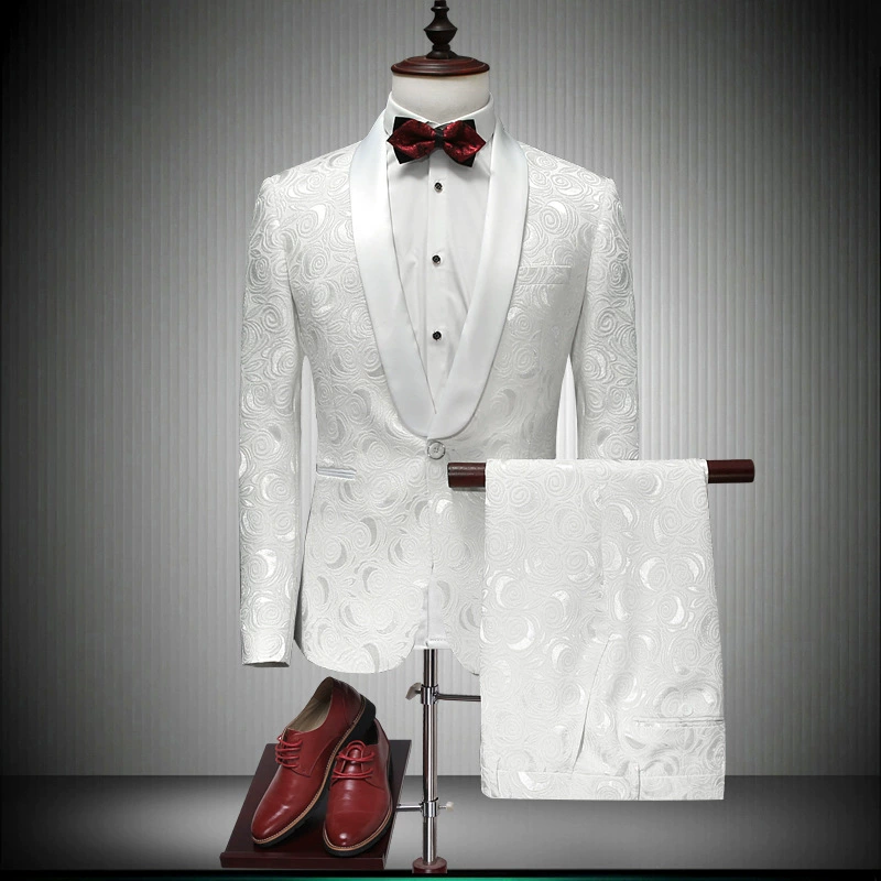 Men's white dress, set