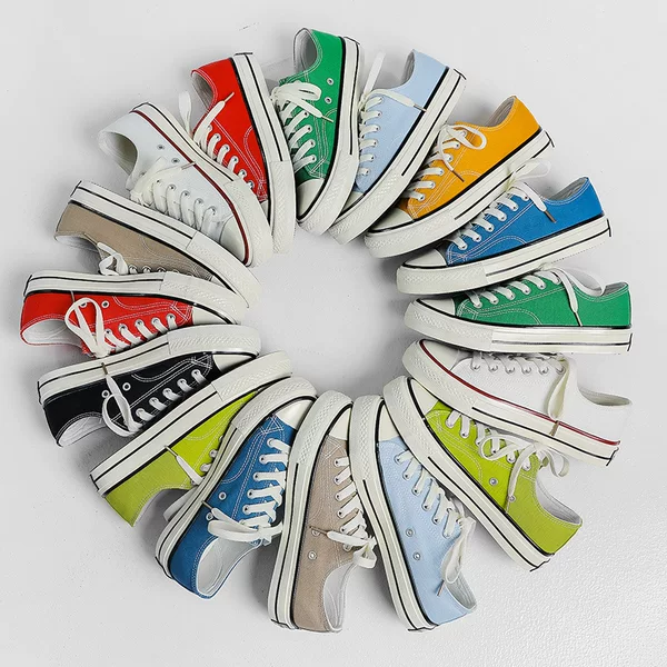 Spring and Summer Korean Style Hong Kong Street Style 1970S Canvas Shoes for Men and Women, Versatile Ins Casual Shoes, Student Couple Skateboard Shoes