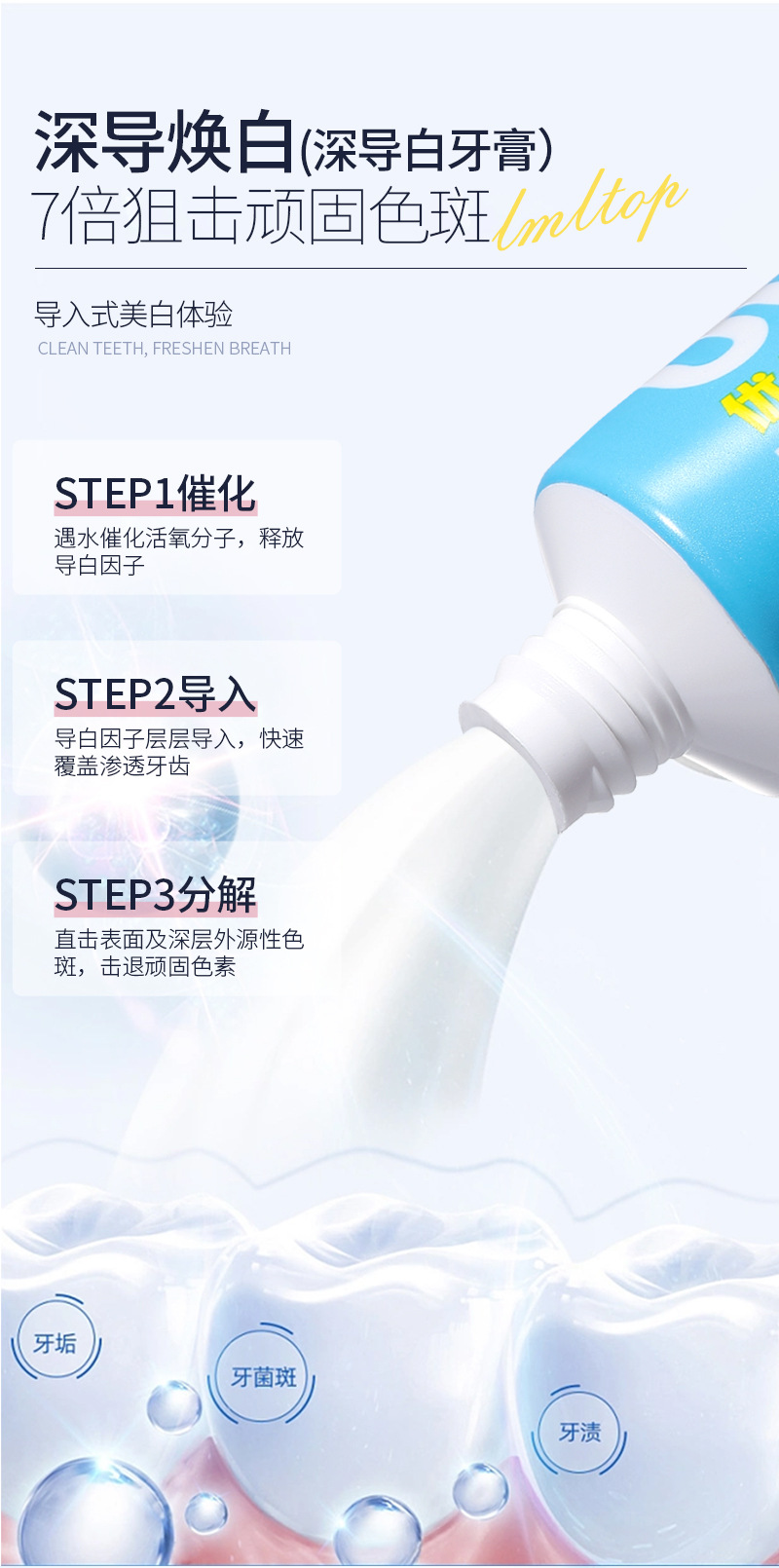 UUKKG Youyoumen Whitening Tooth Stain and Tobacco Stain Removal Toothpaste Freshening Breath Probiotic Refreshing Mint Toothpaste 100g Application Scenario