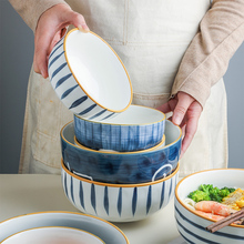 tinyhome日式创意面碗饭碗陶瓷拉面碗家用大汤碗泡面碗沙拉碗饭碗