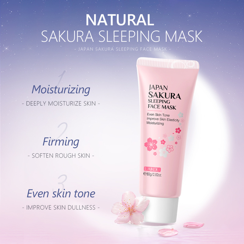 LAIKOU Sakura No-Rinse Sleeping Mask 80g...