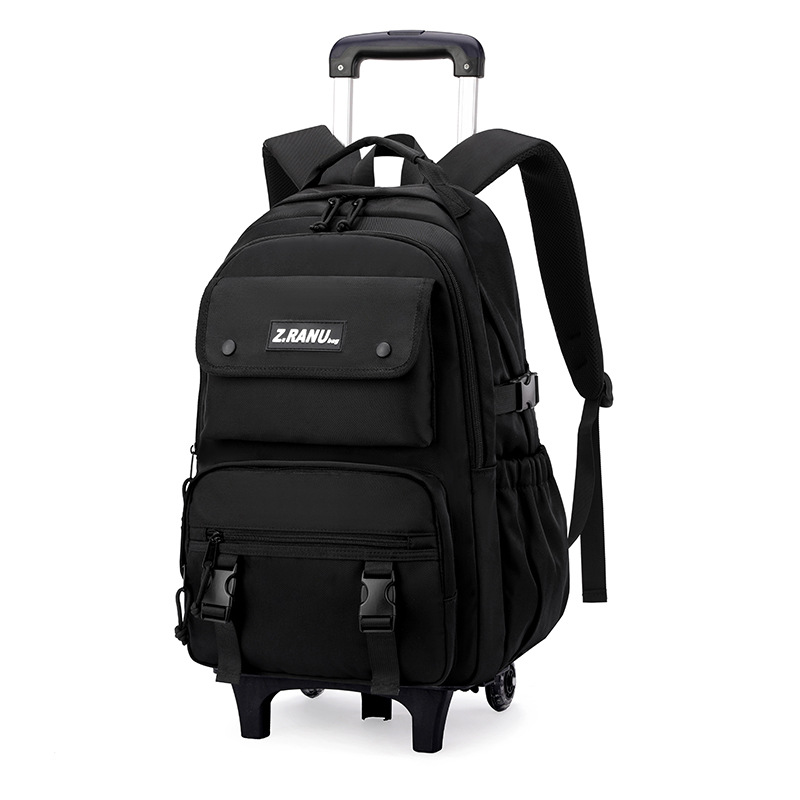 Mochila de tracción para niños de peces naturales para estudiantes de escuela primaria, mochila de escaleras para estudiantes de escuela secundaria de grado 3 - 6