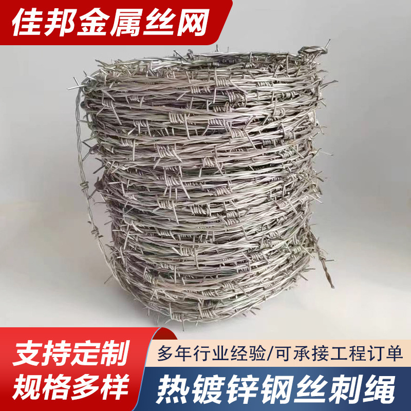 隔离刀片刺绳防锈刺滚笼刺热镀锌刺铁刺网防攀爬护栏园艺专用防护