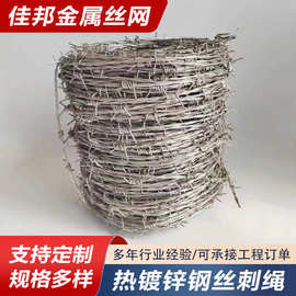 隔离刀片刺绳防锈刺滚笼刺热镀锌刺铁刺网防攀爬护栏园艺专用防护