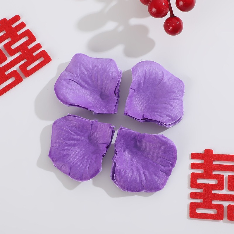 中国の創造的な模擬花びらお祝いバラの花びらウェディング用品アクセサリーバラの花びら結婚式の部屋の装飾|undefined