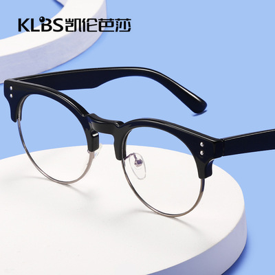 new pattern glasses Manufactor Direct selling frame Plain glasses Anti Blu-ray PC Spectacle frame TR90 Myopia glasses