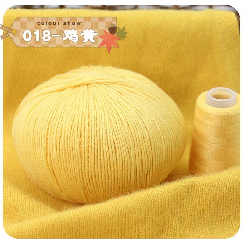 Lavado sin encogimiento Hilo de Cachemira de 3 hilos tejido a mano suave y ajustado bufanda de bebé sombrero abrigo hilo tejido a mano lana tejida a mano