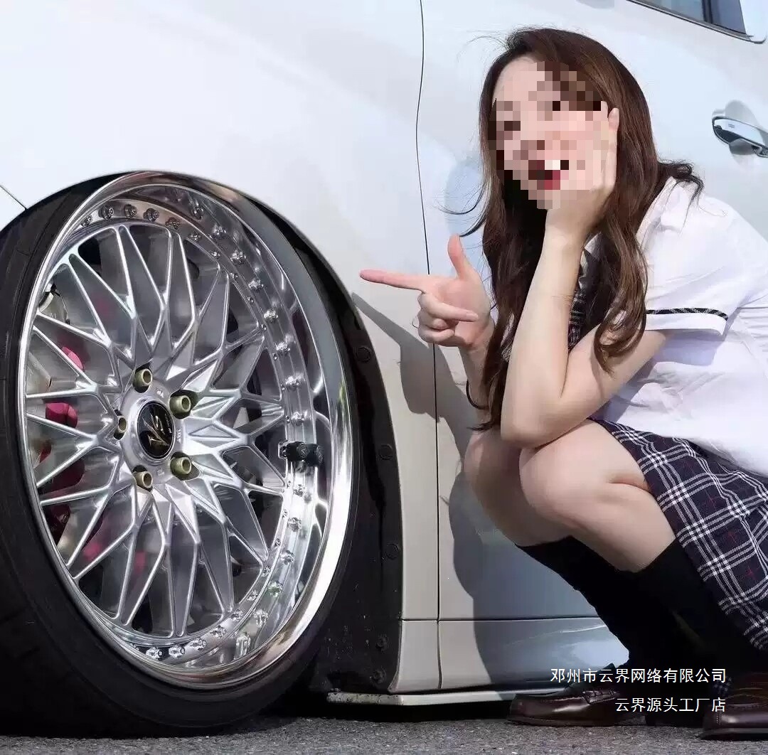 Cloud Realm 18/19/ 20inch Suitable for Dual-Spinning Super Large Polished Edge Car Modification Wheels, Pneumatic Low-Profile Design