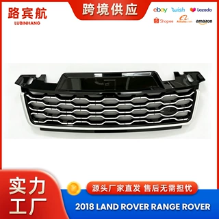 适用于 2018款路虎揽胜运动中网 L494 全黑改装前脸格栅 厂家直供